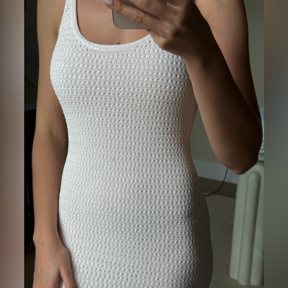 FINAL SALE Guess by Marciano - ivory crochet dress - Picture 4 of 4